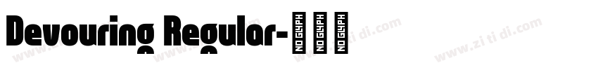 Devouring Regular字体转换